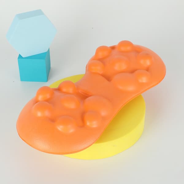 EVA Lumbar Support Cushion Orange acupressure back massage pad for spine relief