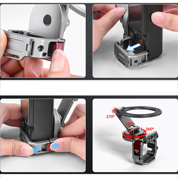 Magnetisk Teleprompter Stand til DJI Pocket 3
