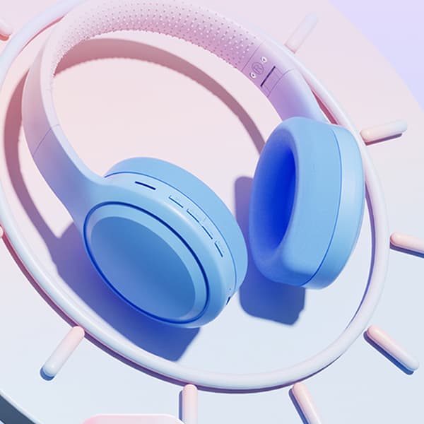Gradient Bluetooth -kuulokkeet DR88 - Mukaansatempaava ääni Blue Blue
