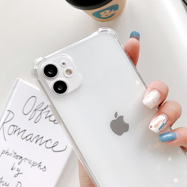 Klart Stötsäkert Telefonskal för iPhone 16-serien iPhone 16 Pro Max