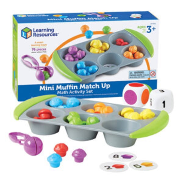 Mini Muffin Match Up Math Activity Set Lärresurser LER 5556