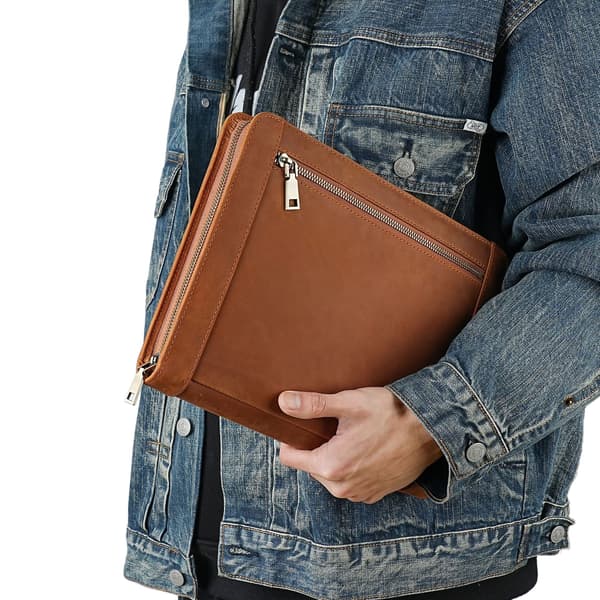 Premium læder tablet taske til iPad 9.7 tommer Brown Brown