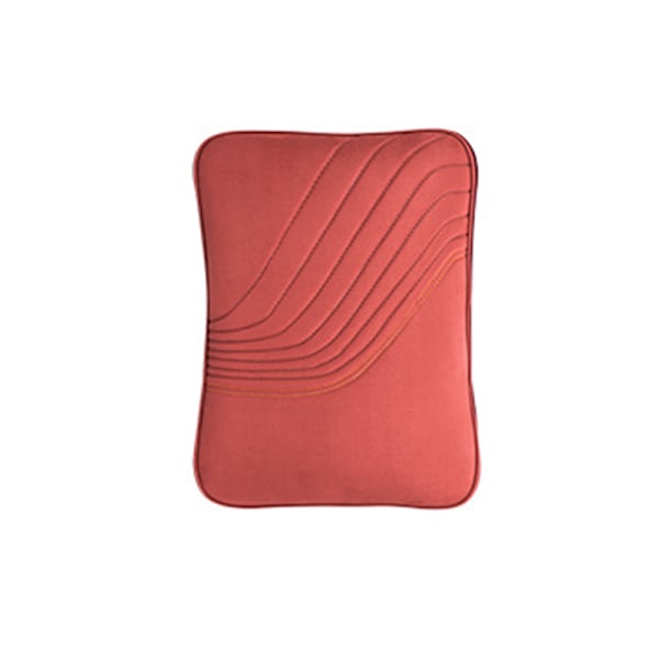 Faux Fur Multifunktionelt Pude Tæppe Red Red