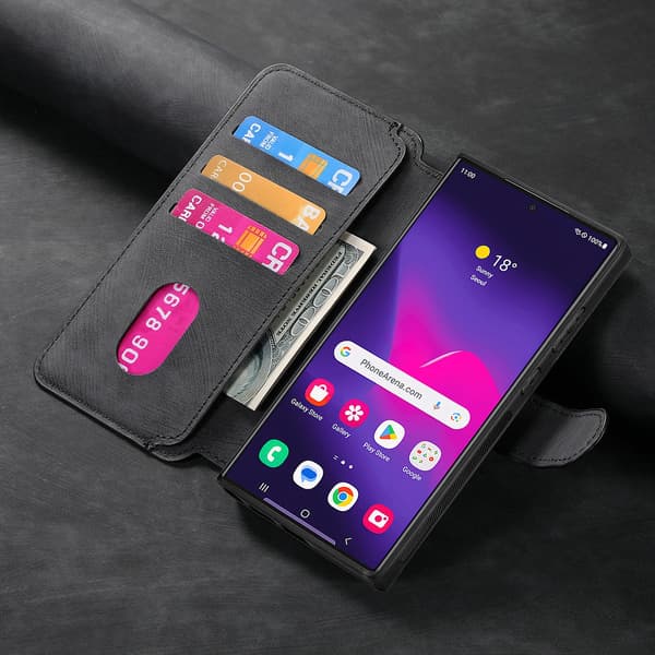 Magnetisk etui til Samsung - Sort Samsung Galaxy A25