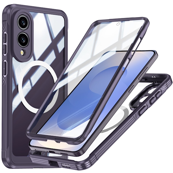 Stødsikkert cover til Samsung Galaxy S25 Edge Mørke lilla