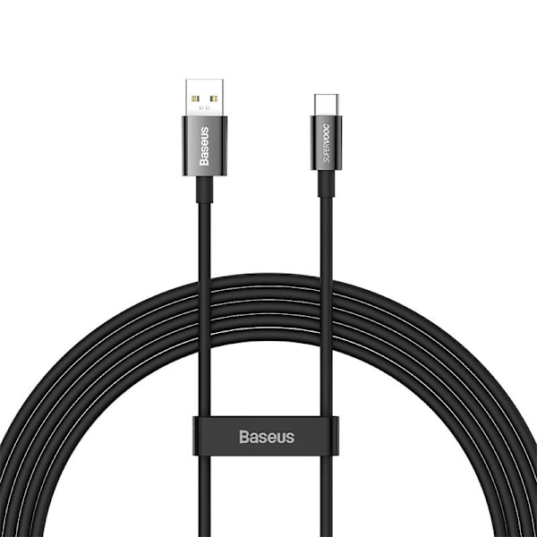 Baseus Superior Series-kabel USB till USB-C, 65W, PD, 2m (svart)