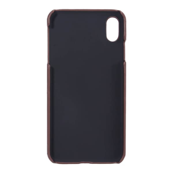 Mobilcover med Kortrum iPhone X/XS Max Brun
