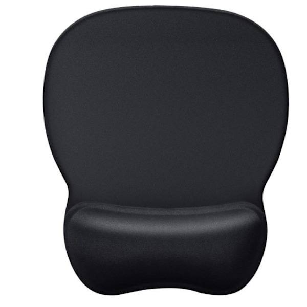 Ergonomisk Musmatta med Handledsstöd Black Black