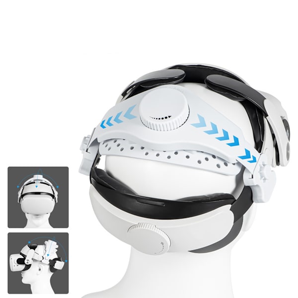 Justerbar hovedrem til VR-headset White White