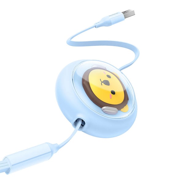 Latauskaapeli 3w1 Baseus USB-USB-C, USB-M, Lightning 3,5A, 1,1m (sininen)