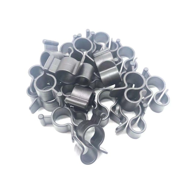Standard förtältklämma för Rope Light 10-pack Svart