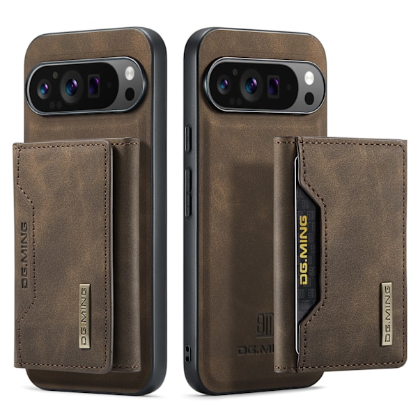 Tri-Fold Plånboksfodral för Huawei Huawei P50 kaffe