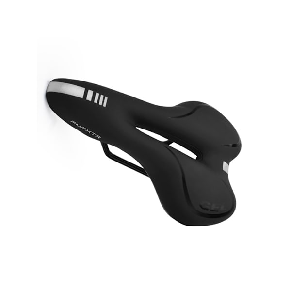 Silikone cykelsadel Sort+rød