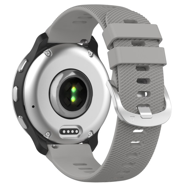 Silikoniranneke Garmin D2 Air X10 (43mm), Garmin Bounce, Garmin Active5 Harmaa