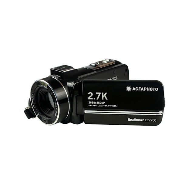 Videokamera Realimove CC2700-2 Levereras med 2 Batterier Svart