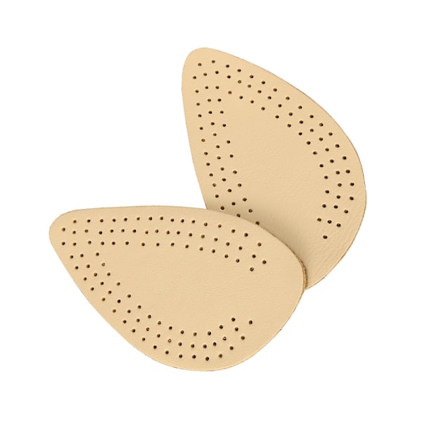 Nahkaiset puolipohjalliset korkokengät, jalkaterän pehmusteet Beige