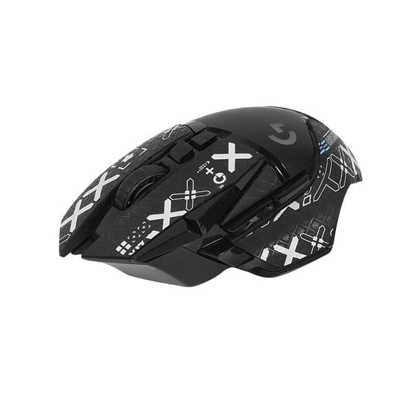 Förbättrade greppmusklister för Logitech G502 - Svart tryck
