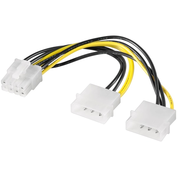 Strömkabel/adapter för grafikkort, PCI-E till PCI Express, 8 stift