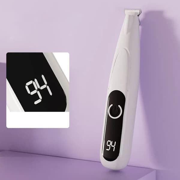 Blid kæledyrspote trimmer med LED-display