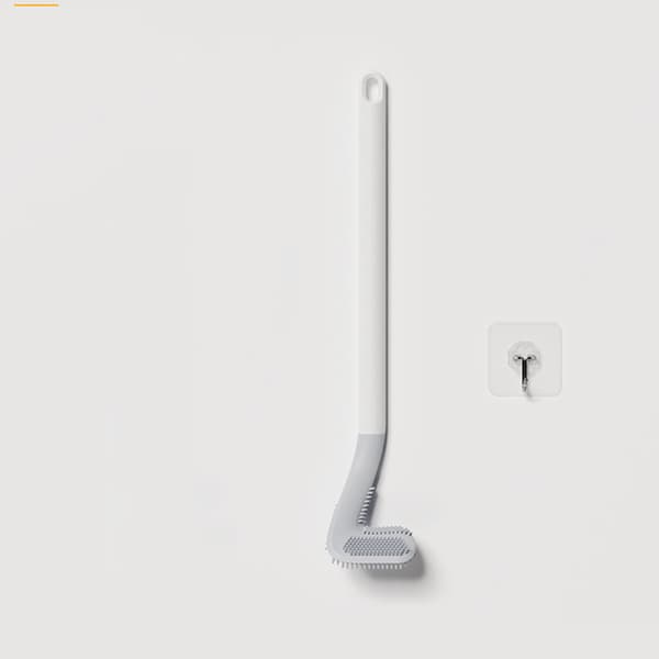 WC-harja golfpäällä, pitkä kahva White White