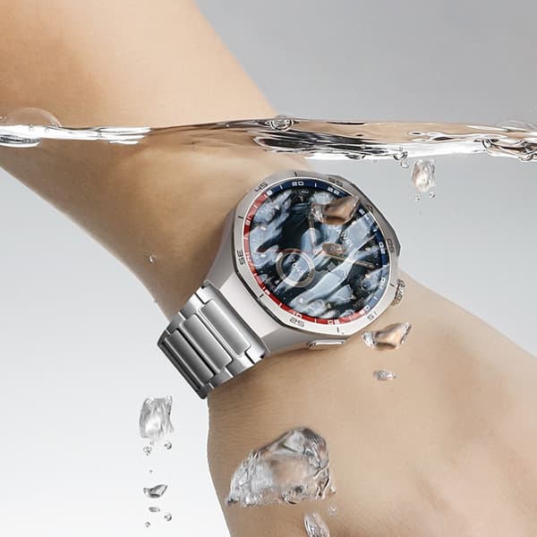 Rustfrit stål urrem kompatibel med HUAWEI GT5 Pro - 22mm udskiftningsrem Silver Silver