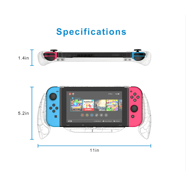 Nintendo Switch -kantolaukkusetti, jossa pitojalusta ja pelimodulikotelo