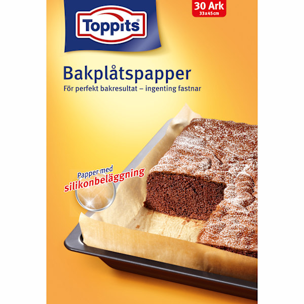 Toppits Bakplåtspapper Ark 33X45cm 30ark   24DFP