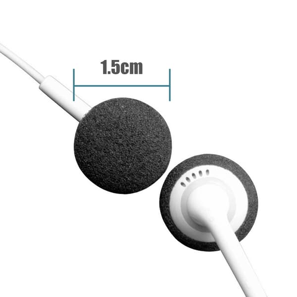 Ørepuder til in-ear høretelefoner 5 par White White
