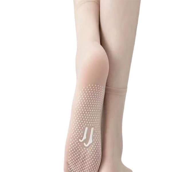 10 paria ohuita silkkisukkia Beige Beige