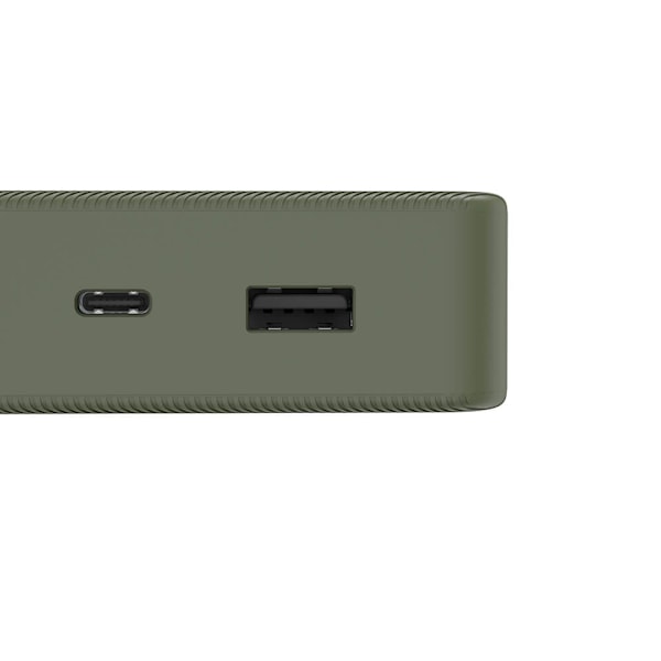 Powerbank Colour 20 20000mAh USB-C+USB-A Grön