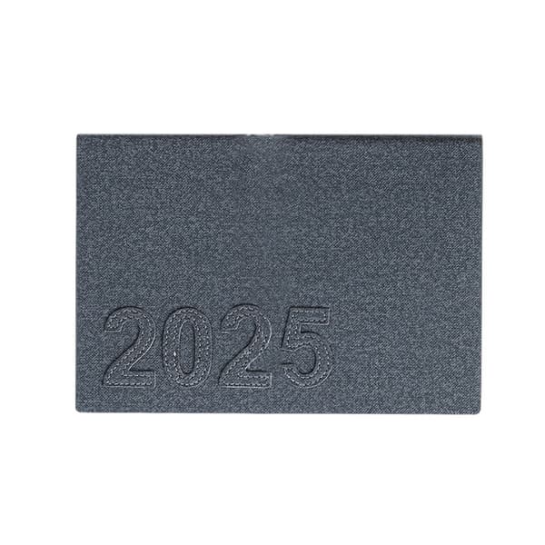 2025 A5 Daily Planner - musta