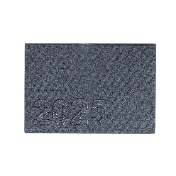 2025 A5 Daily Planner - Svart