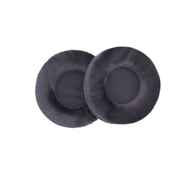 Svarta öronkuddar i sammet för Audio-Technica hörlurar - 2-pack
