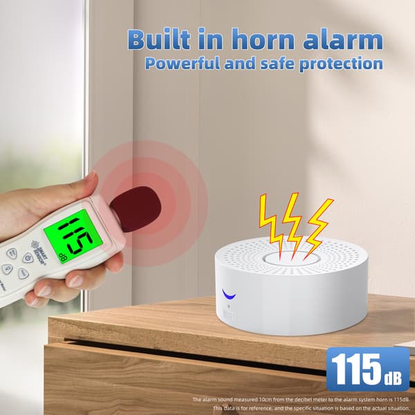 WiFi Smart Home Security Alarm System med Sensorer