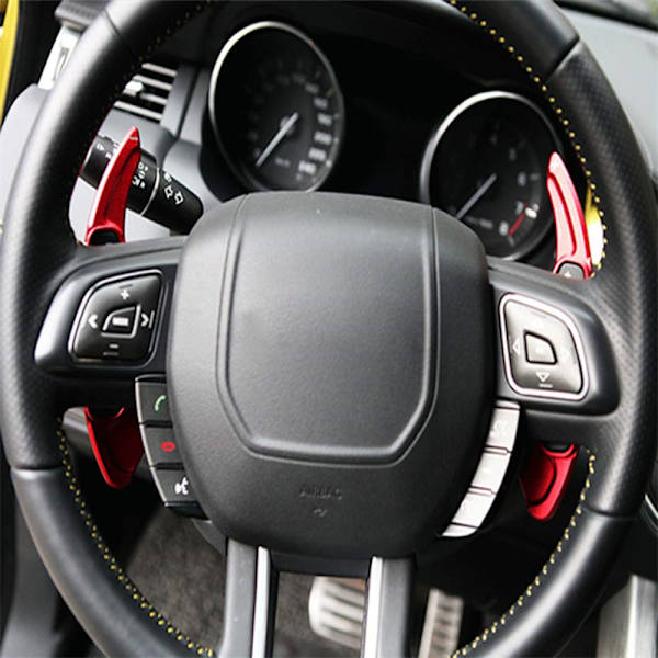 Rattpaddelväxelförlängning 1-par – kompatibel med Volkswagen Golf 6, GTI och R20 Volkswagen Golf 6/GTI/R20/Old Scirocco/ Röd