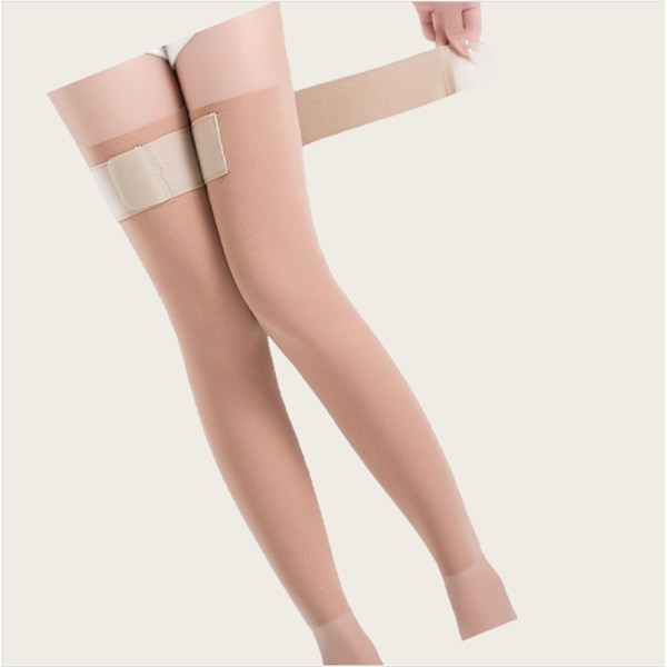 Viilentävät polvituki kesälle - hengittävät ja liukumattomat Beige M
