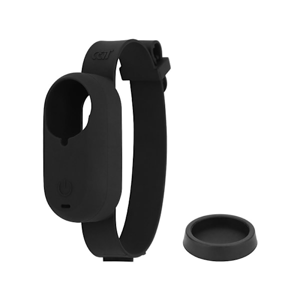 Silikonarmband med linsskydd för Insta360 GO 3/GO 3S Svart