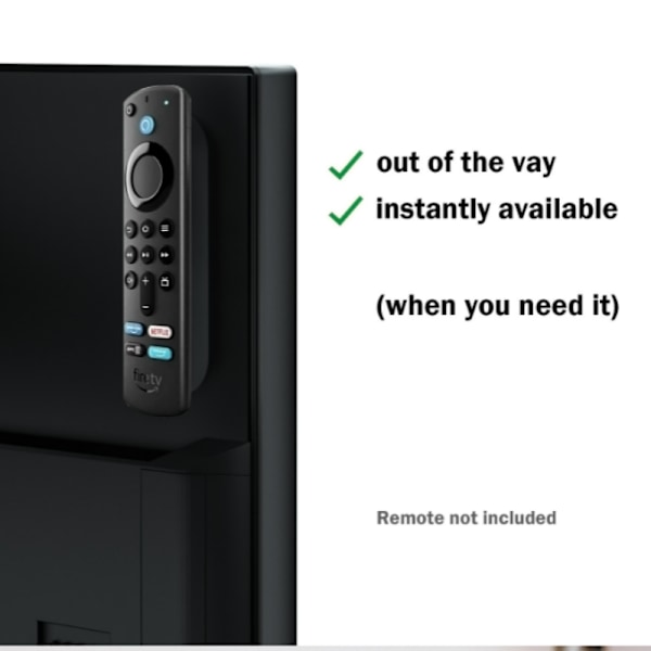 Magnetisk Fjärrkontroll Väggfäste, Silikon TV Fjärrkontroll Hållare
