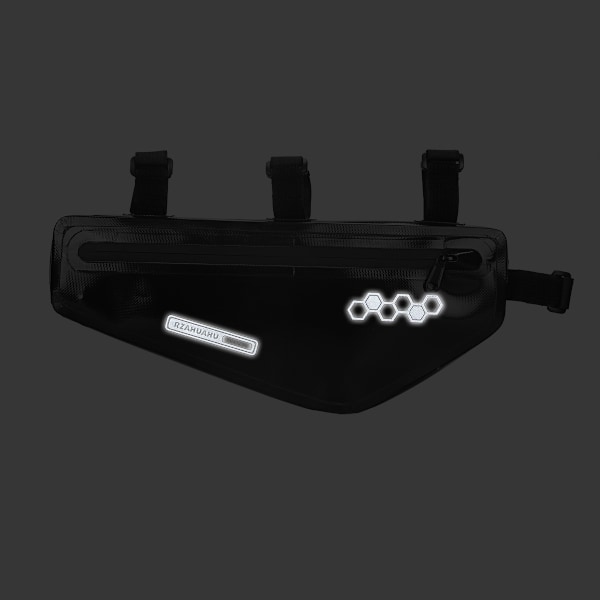 Sort PVC Triangle Cykeltaske