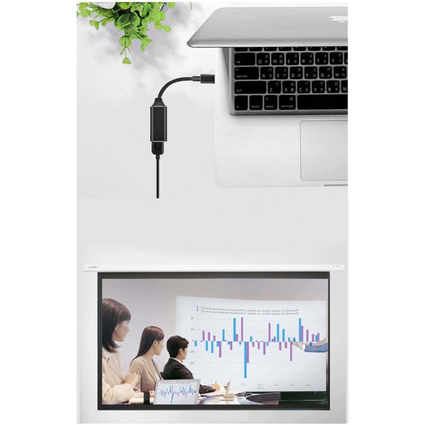 INF USB-C-HDMI-sovitin 4K