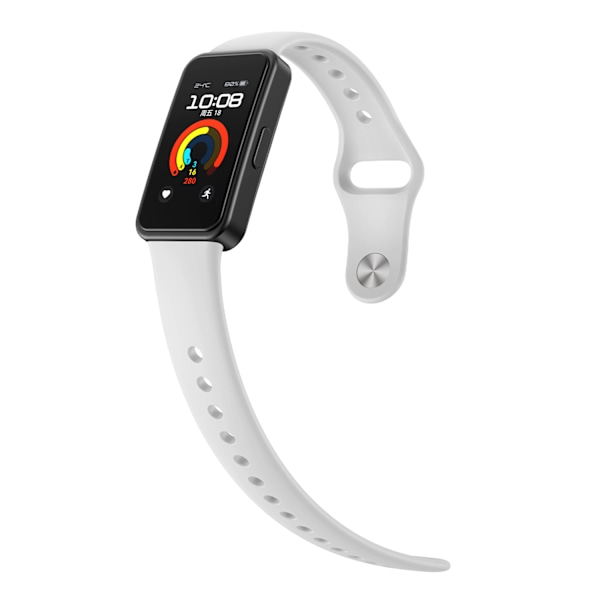 Silikonerem til Huawei Band 9 - Komfortabel og sikker Hvid