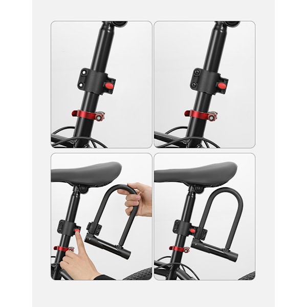Cykel U-Lock med monteringsbeslag
