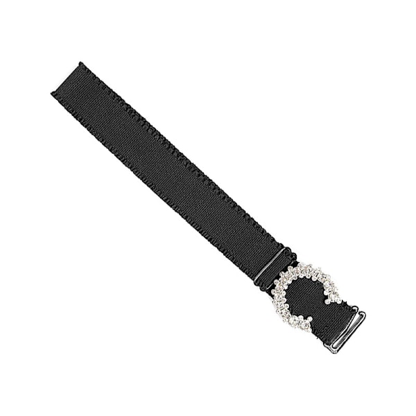 Anti-Slip Boot Straps, Justerbara Lårhöga Boot Straps med Spännen C diamant modell