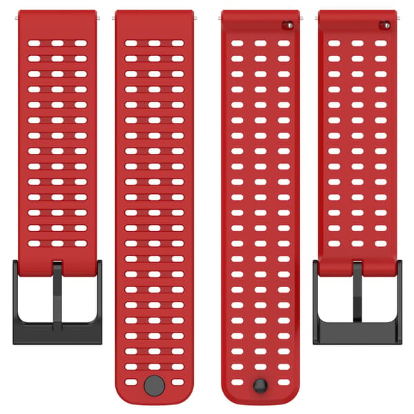 Silikoniranneke Suunto Vertical 9 Peak -sarjan urheilukelloon Red Red