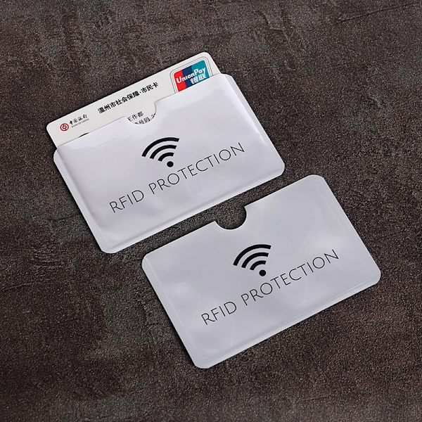 12-pack RFID-blockerande korthållare