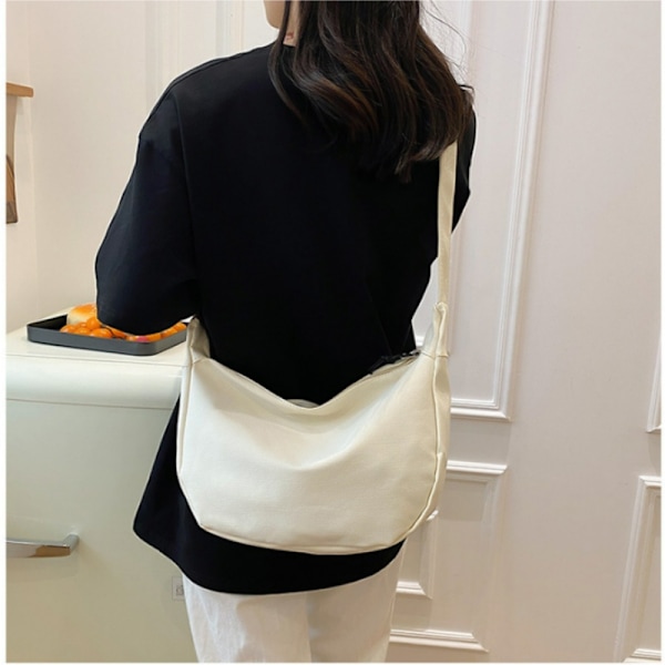 Crossbody-väska med justerbar rem - Snygg och kompakt Beige