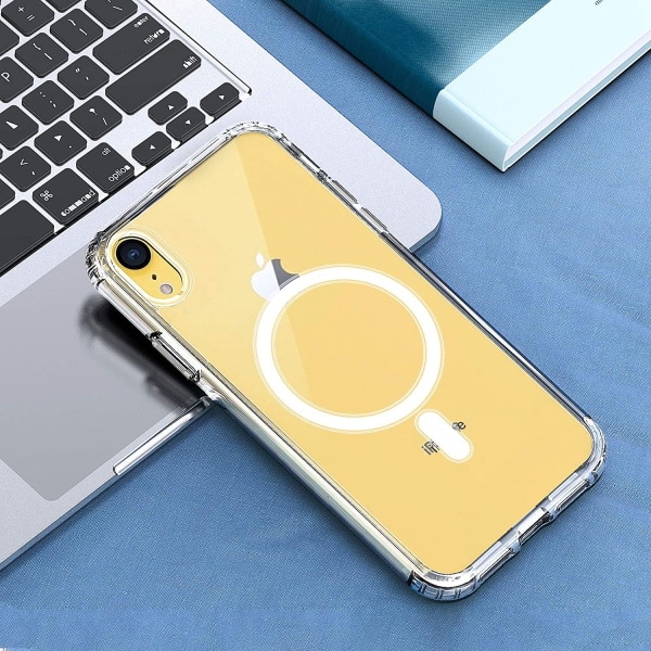 iPhone XR mobilcover til MagSafe oplader Gennemsigtig