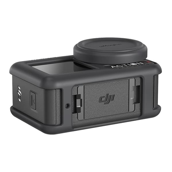 Silikonskyddsfodral för DJI Osmo Action 5 Pro - Skydda din actionkamera med detta stöttåliga och flexibla silikonskal Svart