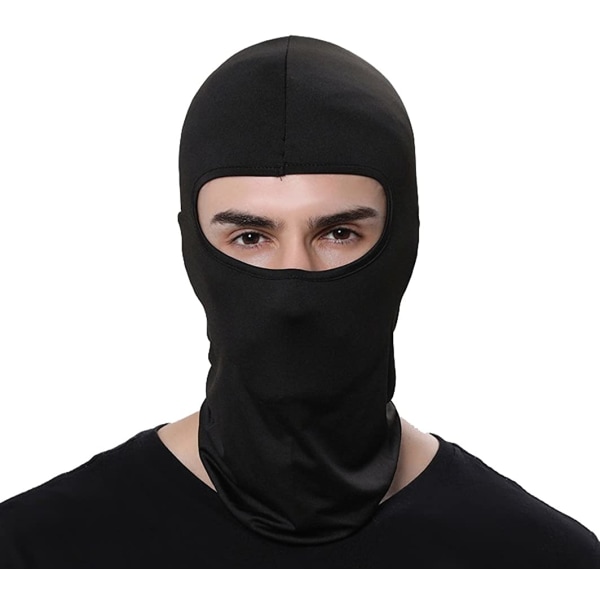 Balaklava / skidmask / MC-huva Svart 1-pack