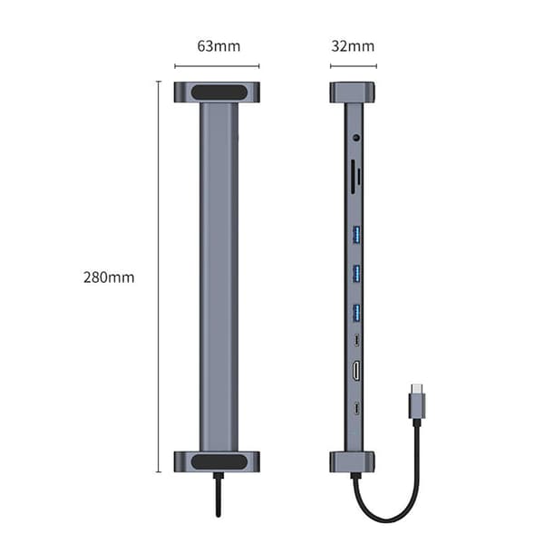 10-i-1 USB-C Hub: Udvid din laptops potentiale